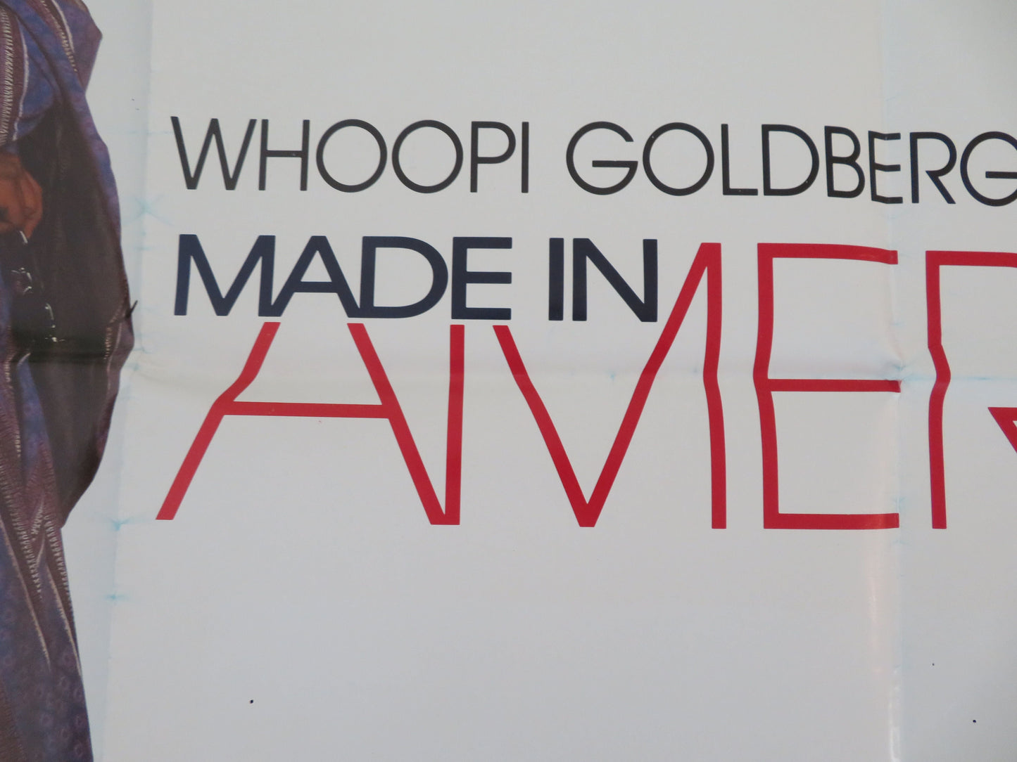 Made in America UK Quad Poster Folded Whoopi Goldberg Ted Danson 1993 Movie posters