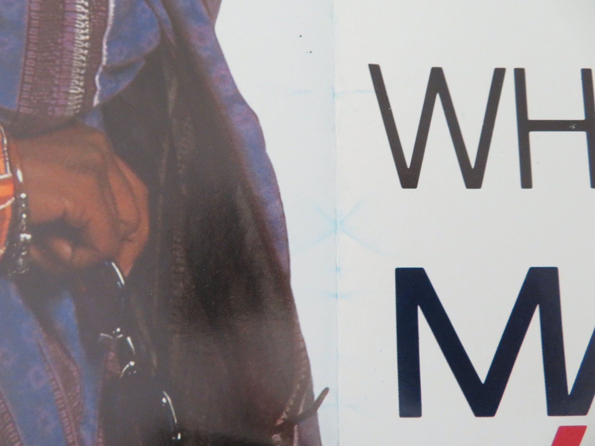 Made in America UK Quad Poster Folded Whoopi Goldberg Ted Danson 1993 Movie posters