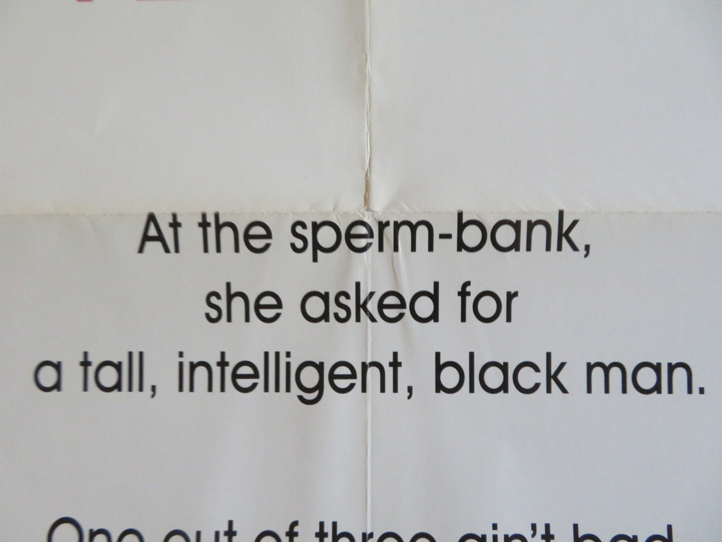 MADE IN AMERICA US ONE SHEET ROLLED POSTER WHOOPI GOLDBERG RED DANSON 1993 Rendezvous Cinema Movie posters