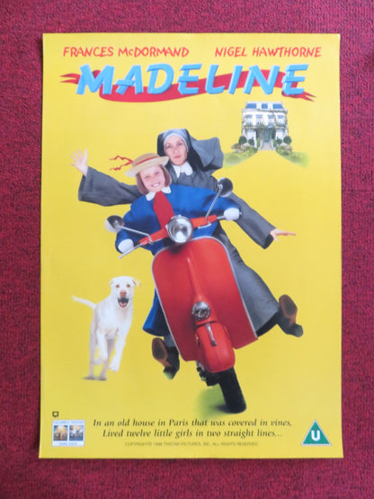 MADELINE VHS VIDEO POSTER FRANCES MCDORMAND NIGEL HAWTHORNE 1998 Rendezvous Cinema Movie posters