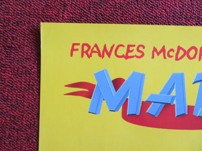 MADELINE VHS VIDEO POSTER FRANCES MCDORMAND NIGEL HAWTHORNE 1998 Rendezvous Cinema Movie posters