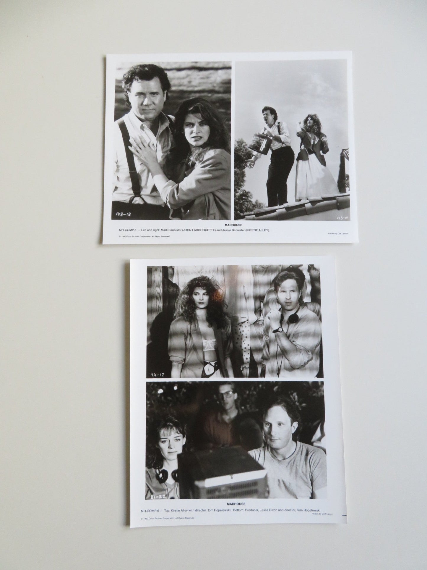 MADHOUSE PRESS KIT 1990 KIRSTIE ALLEY JOHN LARROQUETTE Alison La Placa Movie posters