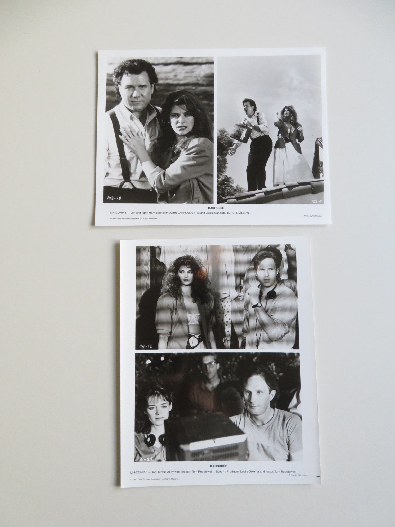 MADHOUSE PRESS KIT 1990 KIRSTIE ALLEY JOHN LARROQUETTE Alison La Placa Movie posters