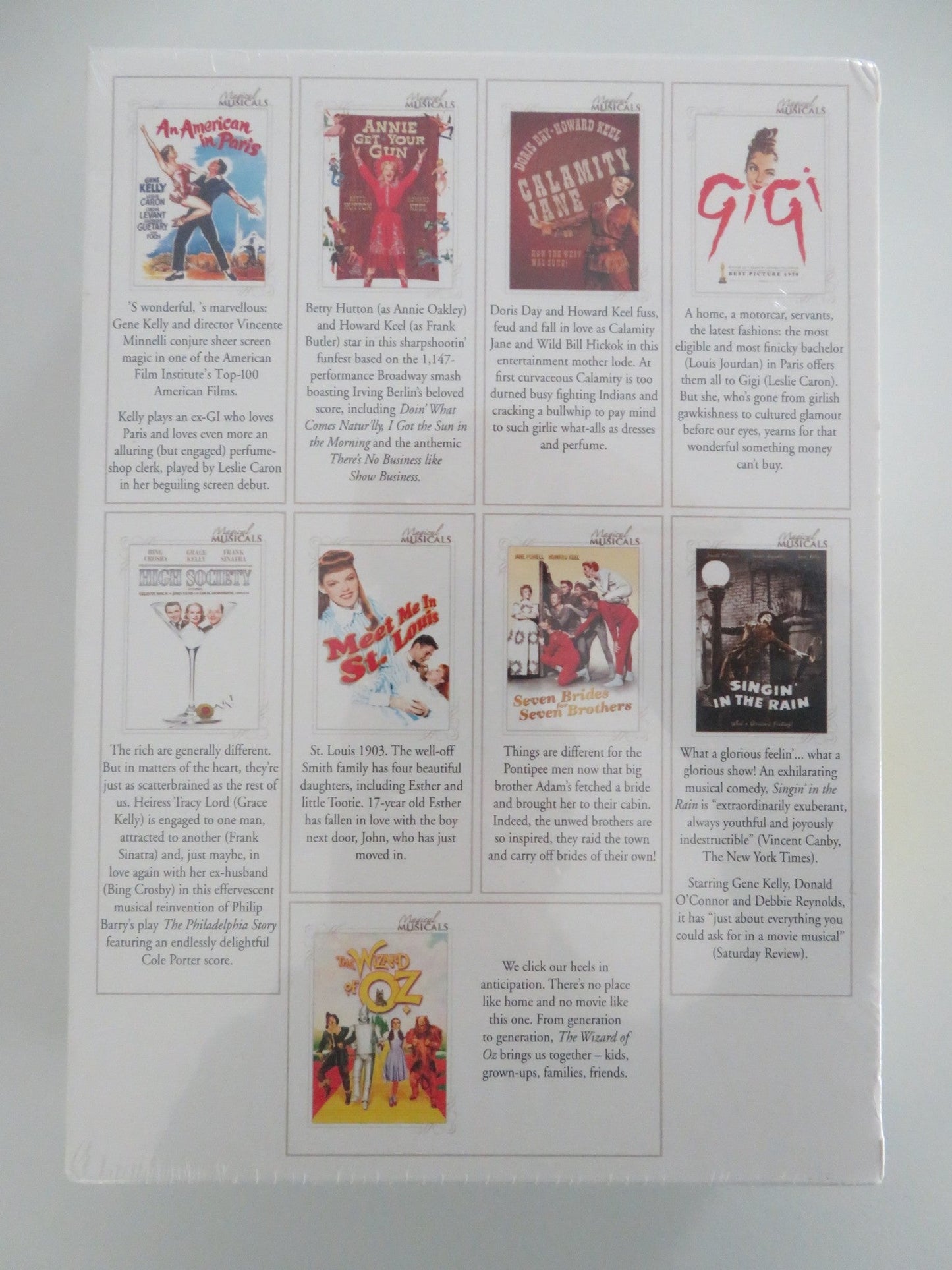 Magical Musicals Collection (DVD BoxSet) Gene Kelly Doris Day Region 2 Movie posters