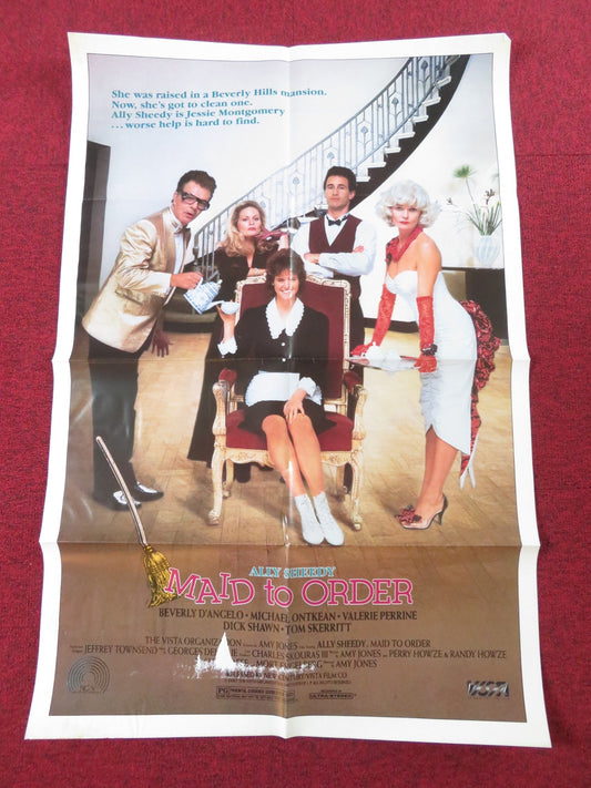 MAID TO ORDER FOLDED US ONE SHEET POSTER ALLY SHEEDY BEVERLY D'ANGELO 1987 Rendezvous Cinema Movie posters