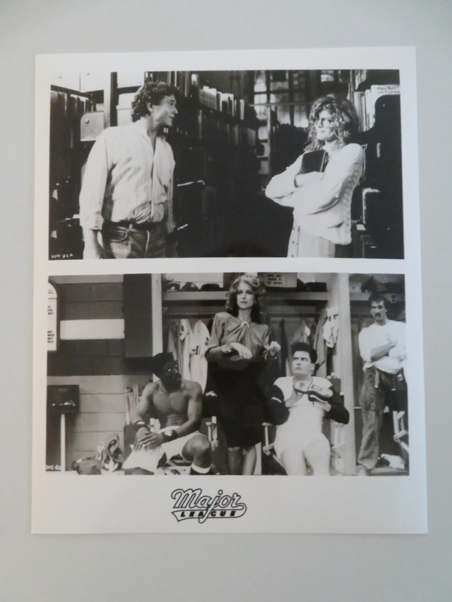 MAJOR LEAGUE MOVIE STILL PHOTO LOT OF 6 CHARLIE SHEEN TOM BERENGER 1989 Movie posters