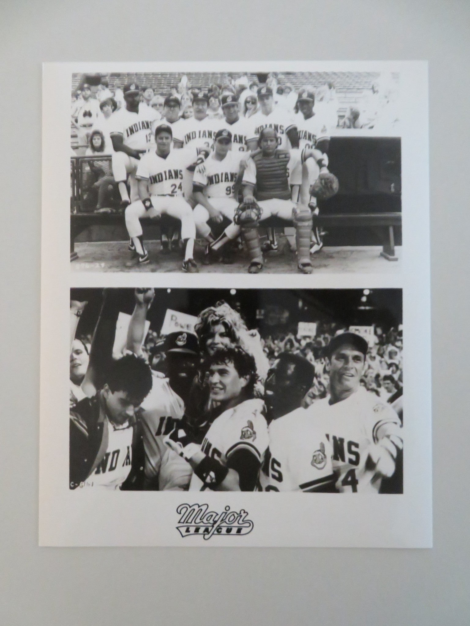 MAJOR LEAGUE MOVIE STILL PHOTO LOT OF 6 CHARLIE SHEEN TOM BERENGER 1989 Movie posters