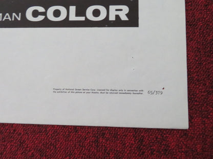 MAKE LIKE A THIEF - B FOLDED US ONE SHEET POSTER RICHARD LONG MANNOLA 1965 Movie posters