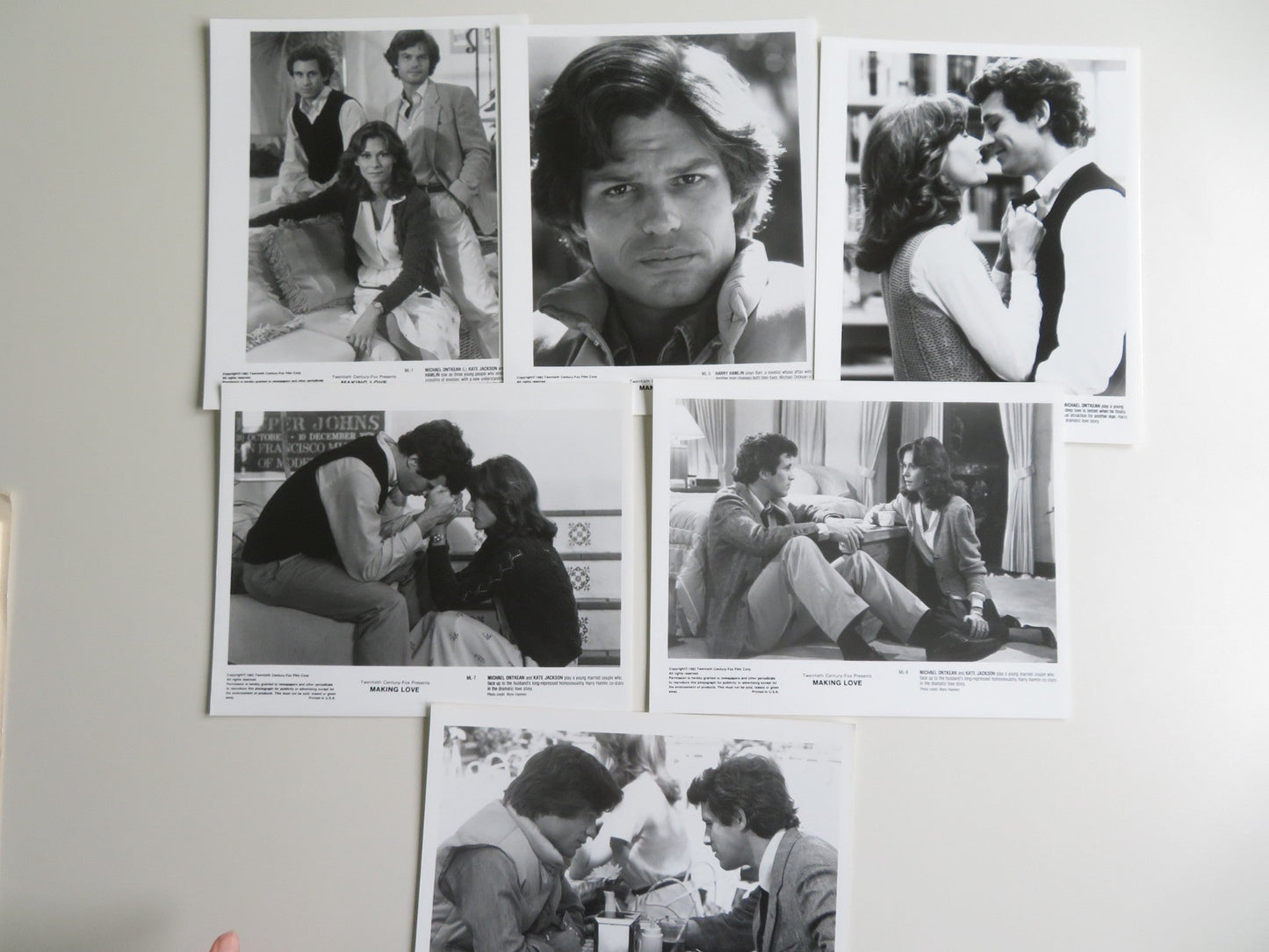 MAKING LOVE PRESS KIT 1982 MICHAEL ONTKEAN KATE JACKSON Movie posters