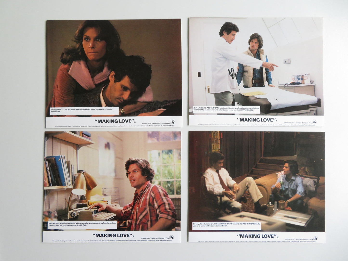 MAKING LOVE PRESS KIT 1982 MICHAEL ONTKEAN KATE JACKSON Movie posters