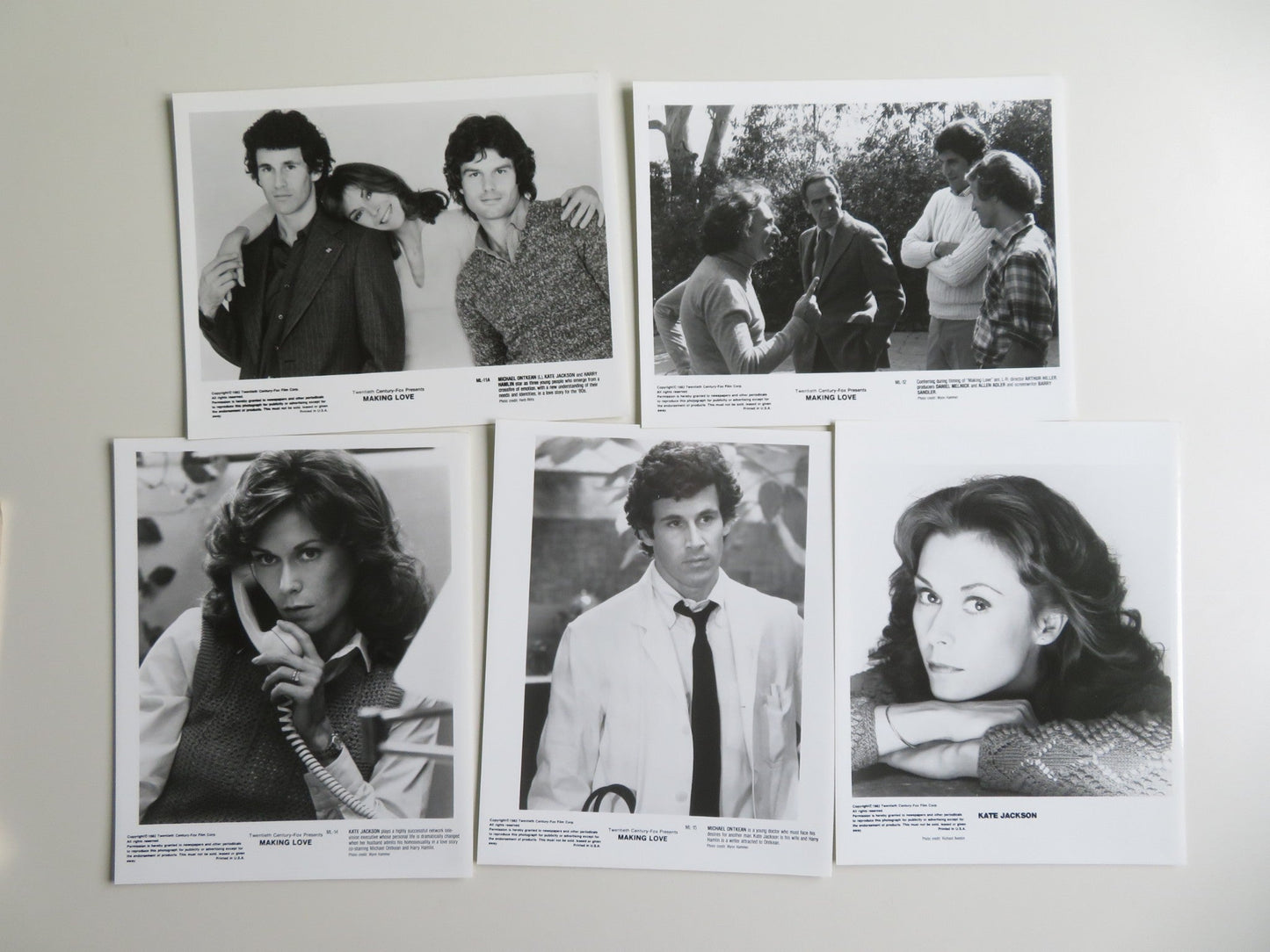 MAKING LOVE PRESS KIT 1982 MICHAEL ONTKEAN KATE JACKSON Movie posters