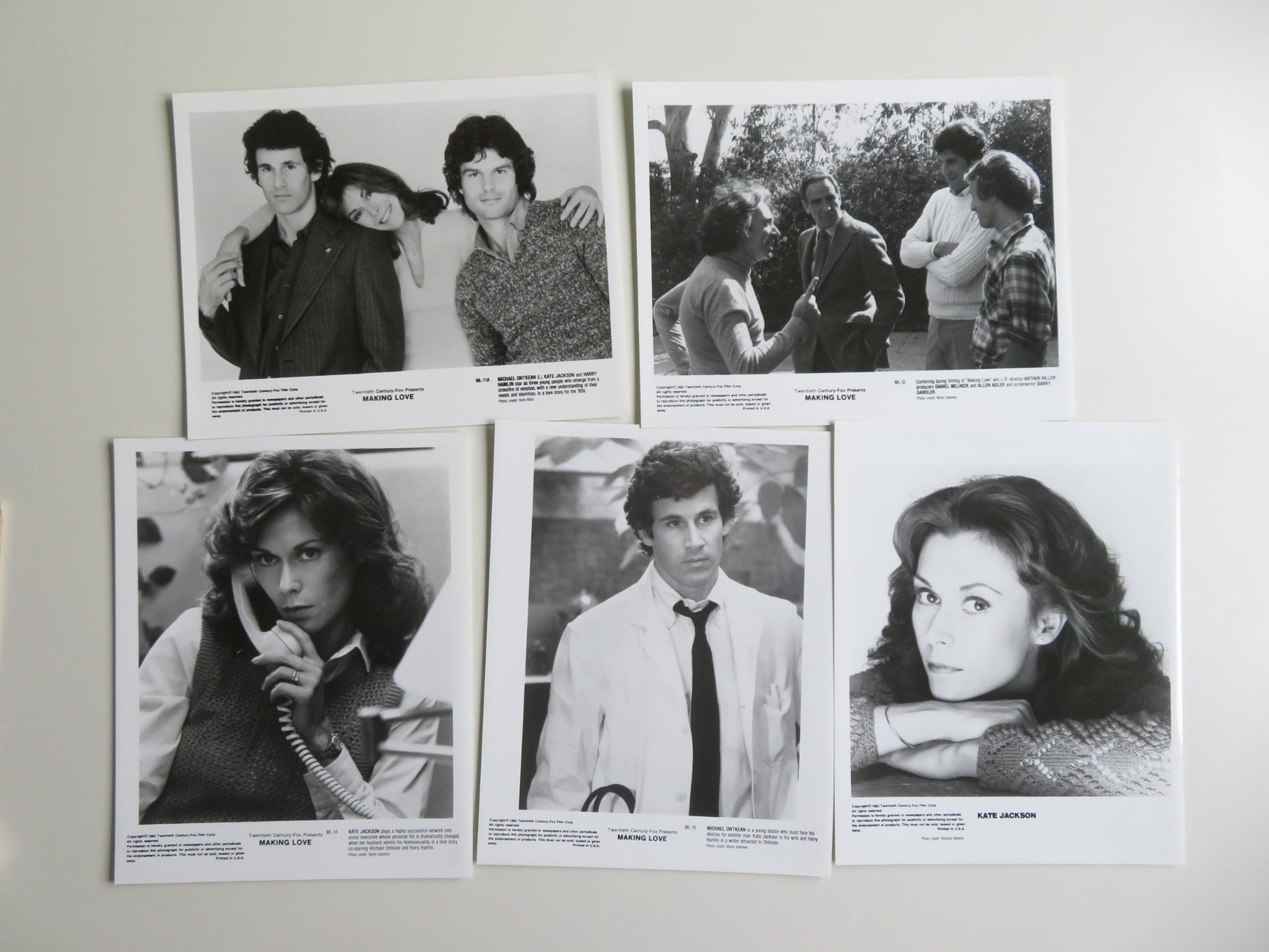 MAKING LOVE PRESS KIT 1982 MICHAEL ONTKEAN KATE JACKSON Movie posters