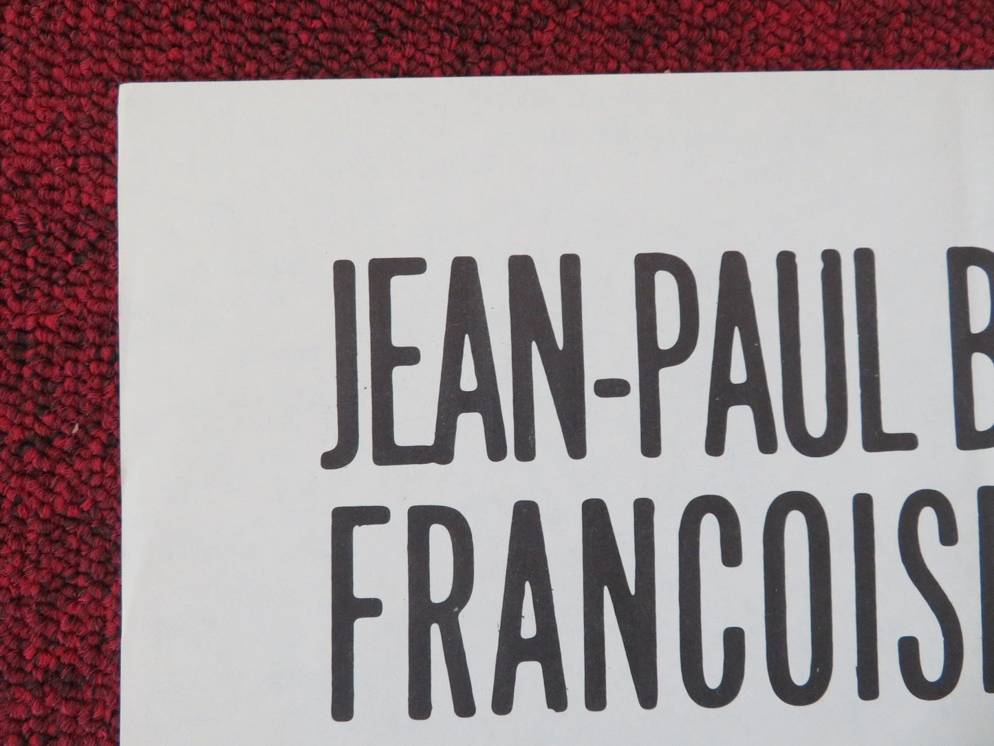 MALE HUNT FOLDED US ONE SHEET POSTER JEAN - PAUL BELMONDO JEAN - CLAUDE BRIALY 1964 Movie posters