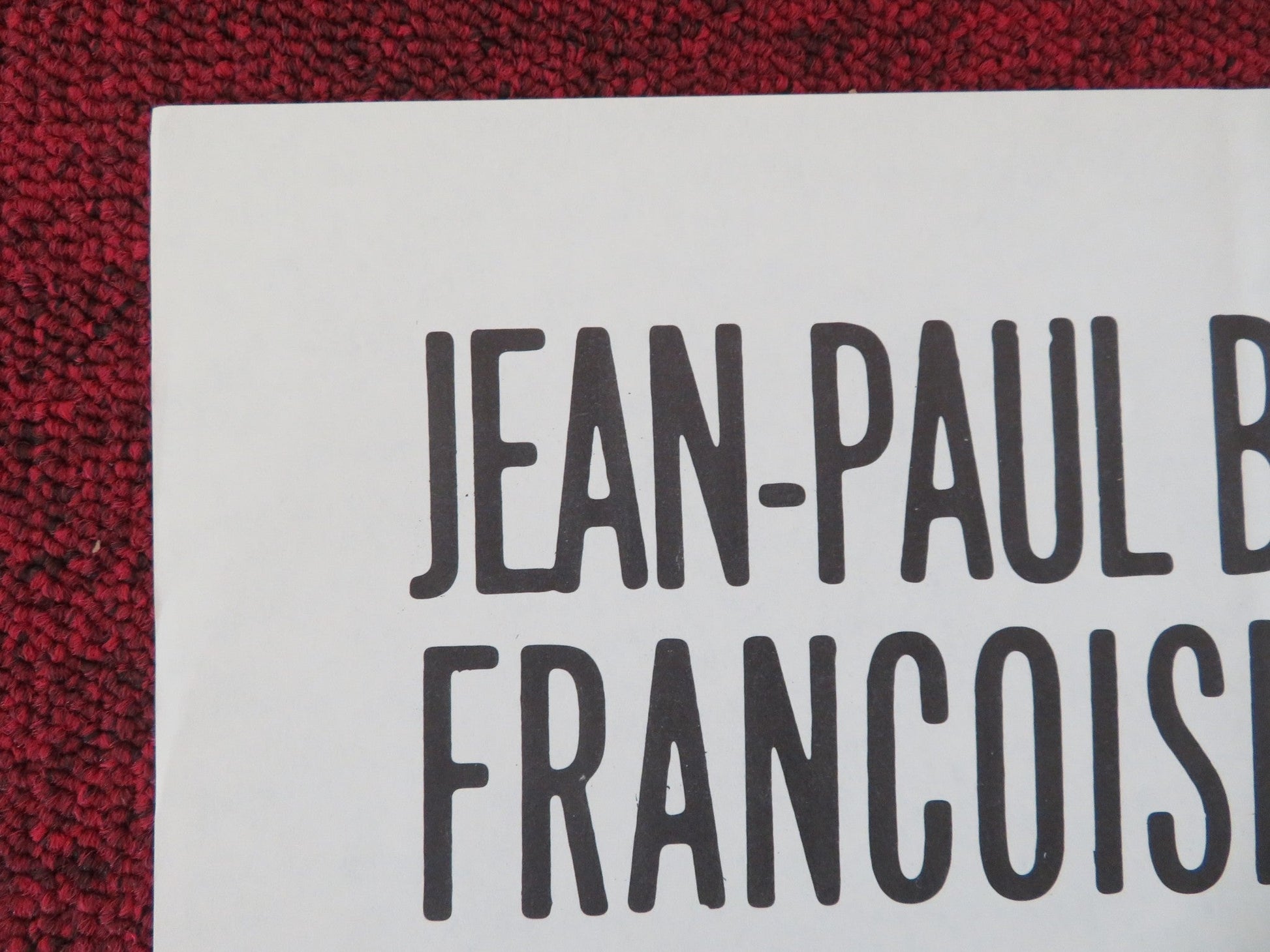 MALE HUNT FOLDED US ONE SHEET POSTER JEAN - PAUL BELMONDO JEAN - CLAUDE BRIALY 1964 Movie posters