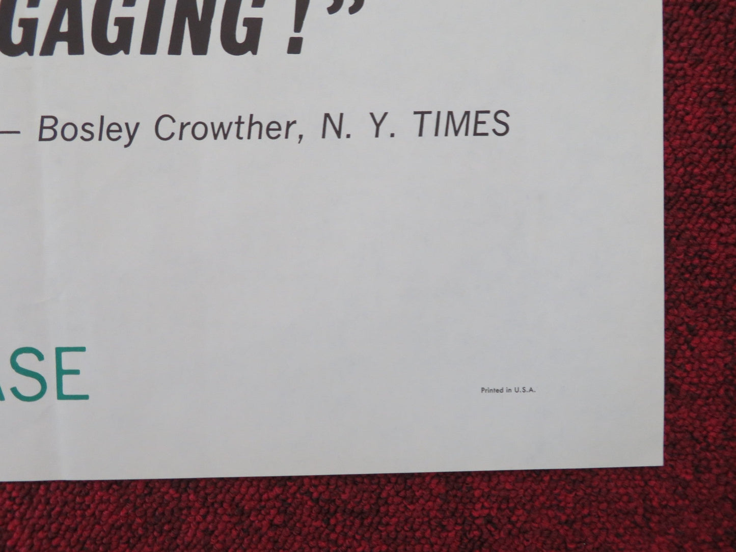 MALE HUNT FOLDED US ONE SHEET POSTER JEAN - PAUL BELMONDO JEAN - CLAUDE BRIALY 1964 Movie posters