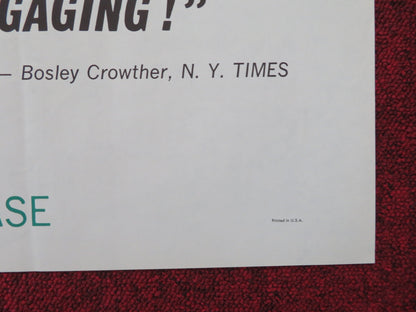 MALE HUNT FOLDED US ONE SHEET POSTER JEAN - PAUL BELMONDO JEAN - CLAUDE BRIALY 1964 Movie posters