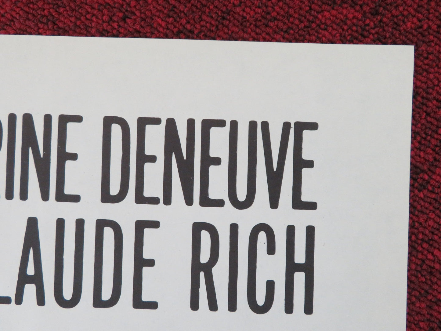 MALE HUNT FOLDED US ONE SHEET POSTER JEAN - PAUL BELMONDO JEAN - CLAUDE BRIALY 1964 Movie posters