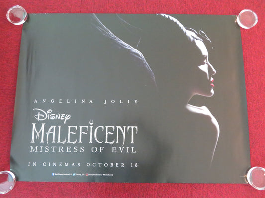 Maleficent: Mistress of Evil -A UK Quad Rolled Poster Disney Angelina Jolie 2019 Movie posters
