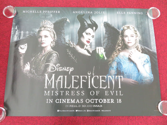 Maleficent: Mistress of Evil -B UK Quad Rolled Poster Disney Angelina Jolie 2019 Movie posters