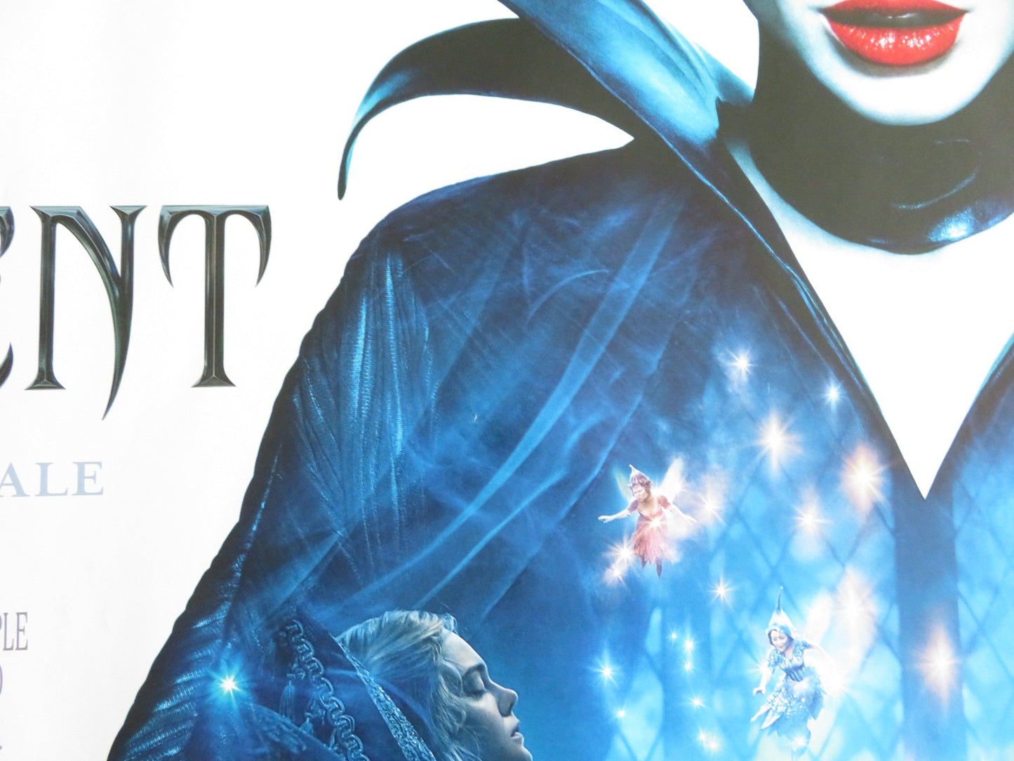 MALEFICENT UK QUAD ROLLED POSTER DISNEY ANGELINA JOLIE ELLE FANNING 2014 Rendezvous Cinema Movie posters