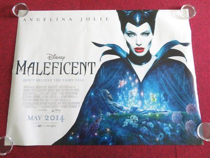 MALEFICENT UK QUAD ROLLED POSTER DISNEY ANGELINA JOLIE ELLE FANNING 2014 Rendezvous Cinema Movie posters