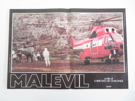 MALEVIL - A ITALIAN FOTOBUSTA POSTER MICHEL SERRAULT JACQUES DUTRONC 1981 Movie posters