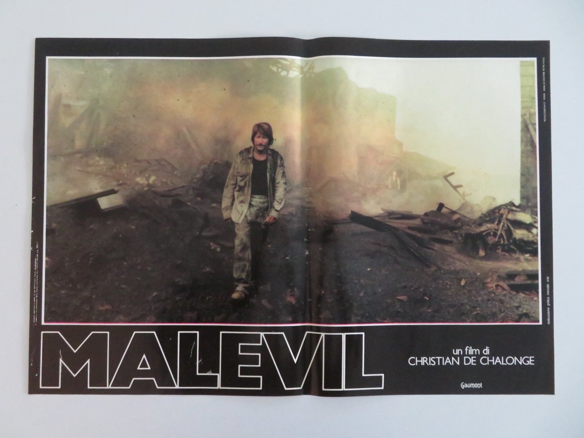 MALEVIL ITALIAN FOTOBUSTA POSTERS LOT OF 8 MICHEL SERRAULT JACQUES DUTRONC 1981 Movie posters