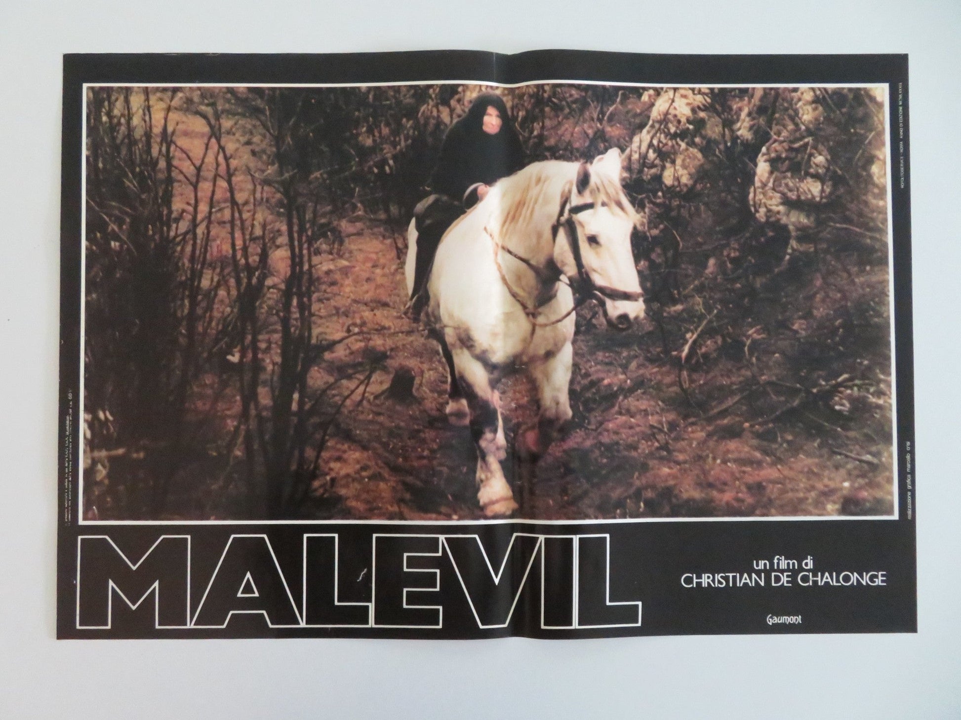 MALEVIL ITALIAN FOTOBUSTA POSTERS LOT OF 8 MICHEL SERRAULT JACQUES DUTRONC 1981 Movie posters