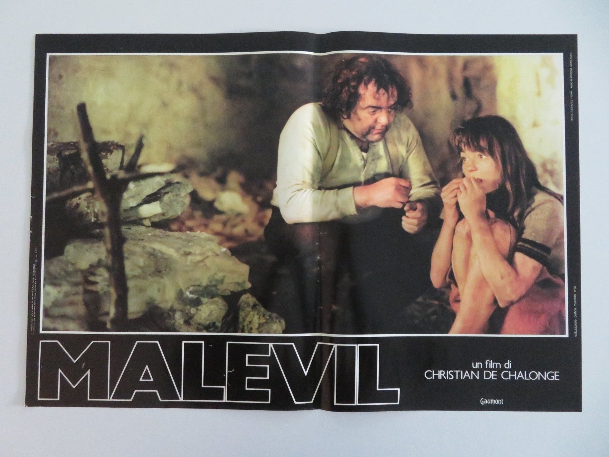 MALEVIL ITALIAN FOTOBUSTA POSTERS LOT OF 8 MICHEL SERRAULT JACQUES DUTRONC 1981 Movie posters