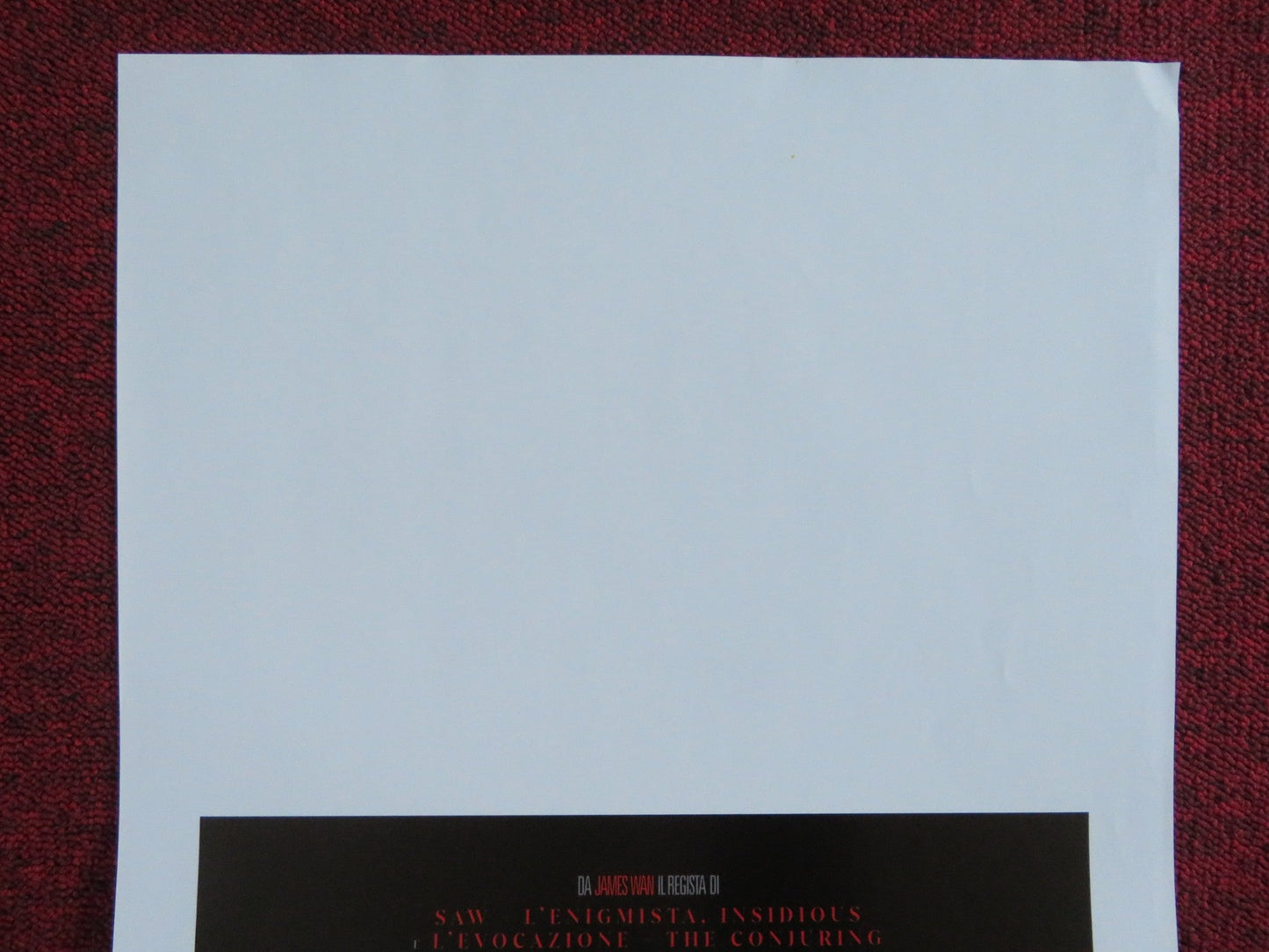 MALIGNANT ITALIAN LOCANDINA POSTER ANNABELLE WALLIS MADDIE HASSON 2021 Rendezvous Cinema Movie posters