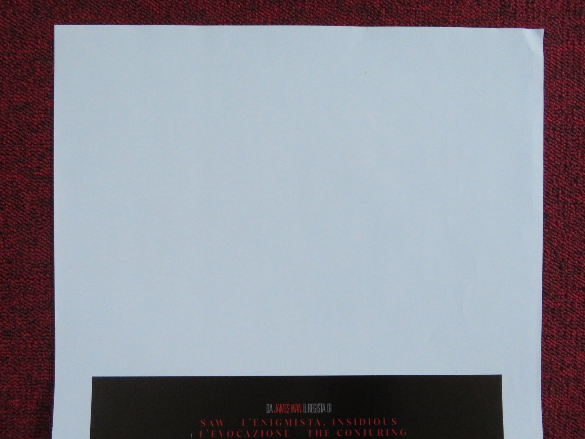 MALIGNANT ITALIAN LOCANDINA POSTER ANNABELLE WALLIS MADDIE HASSON 2021 Rendezvous Cinema Movie posters