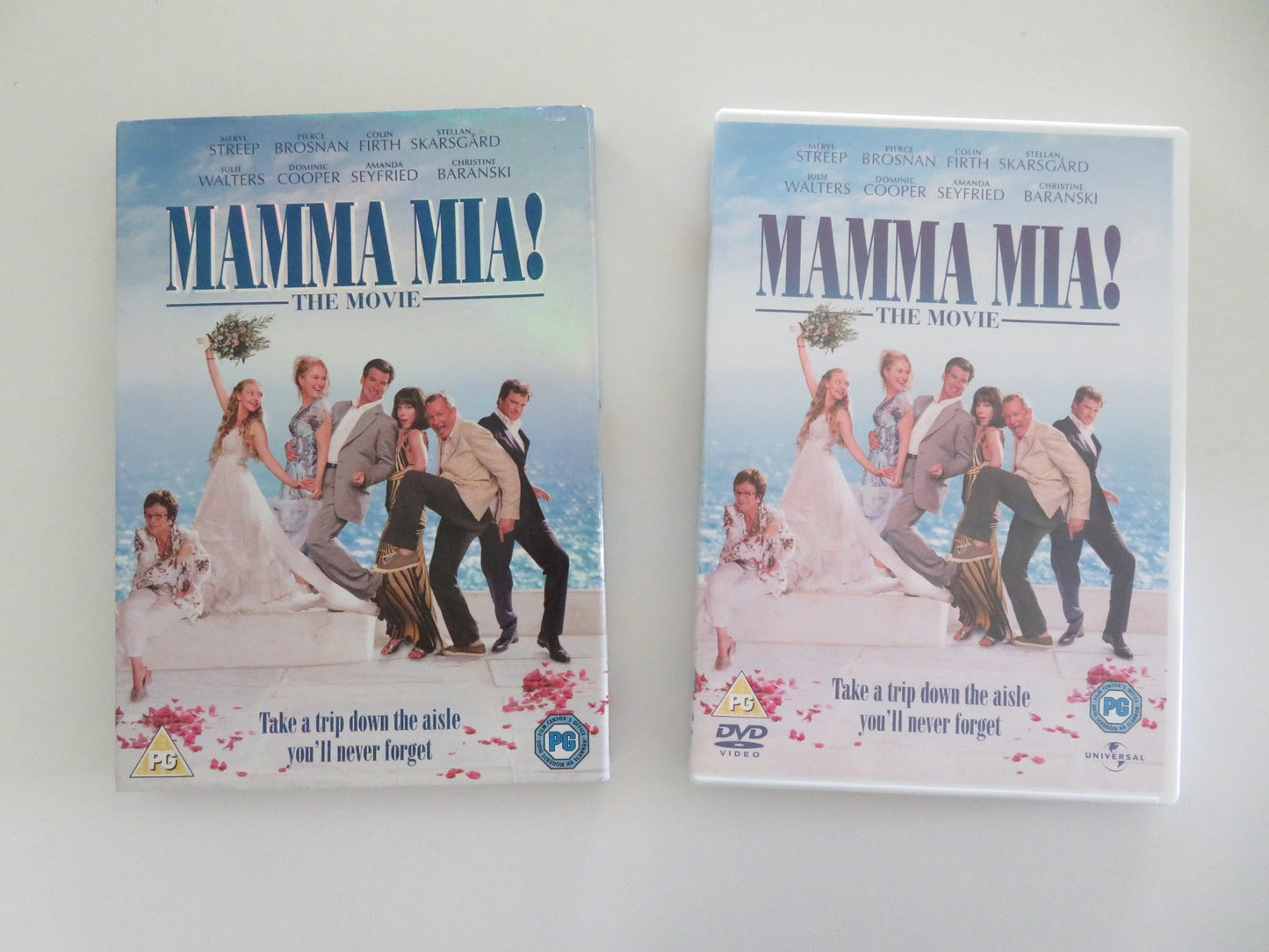 MAMMA MIA! (DVD) AMANDA SEYFRIED COLIN FIRTH 2008 REGION 2 Movie posters
