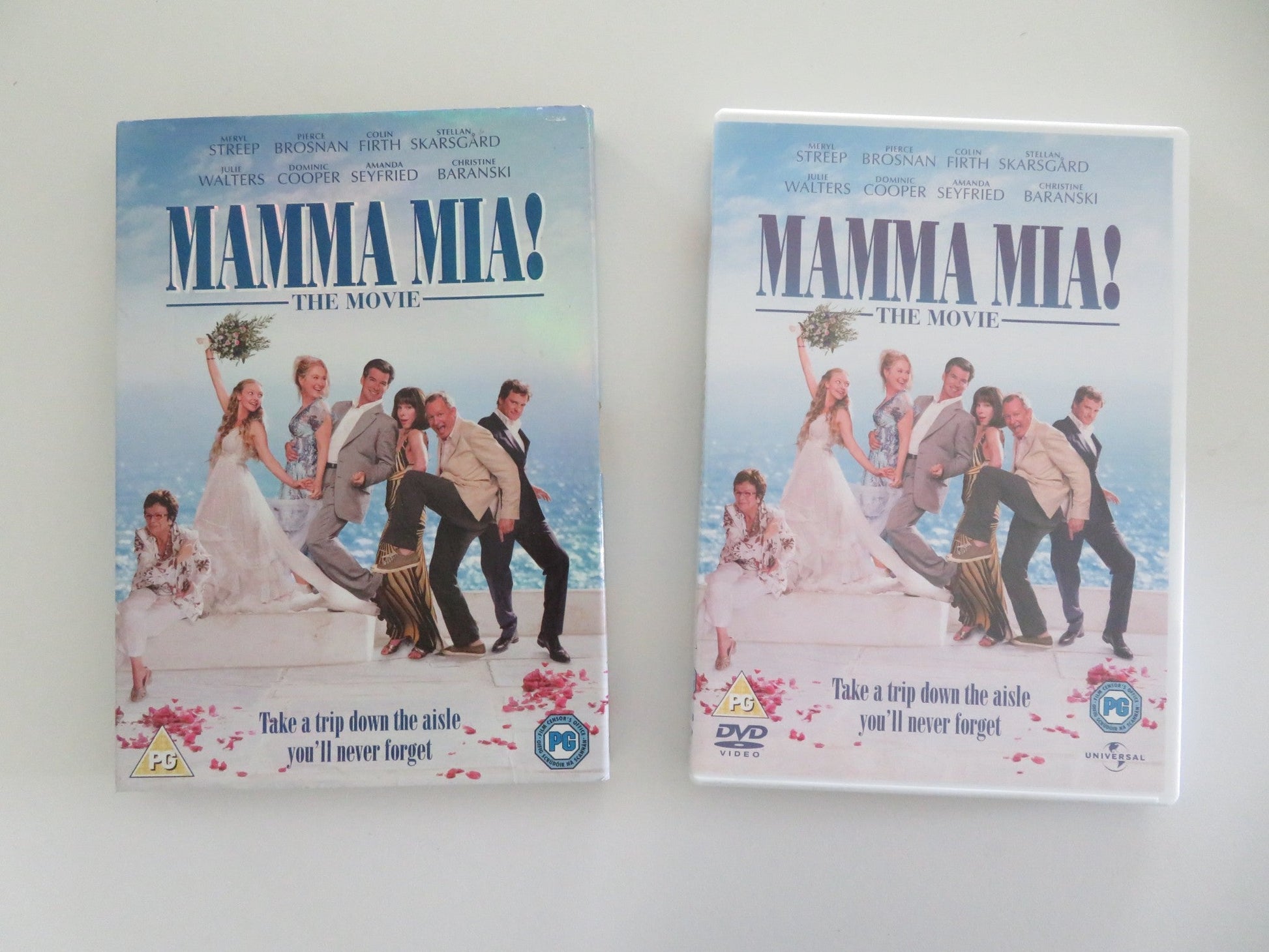 MAMMA MIA! (DVD) AMANDA SEYFRIED COLIN FIRTH 2008 REGION 2 Movie posters