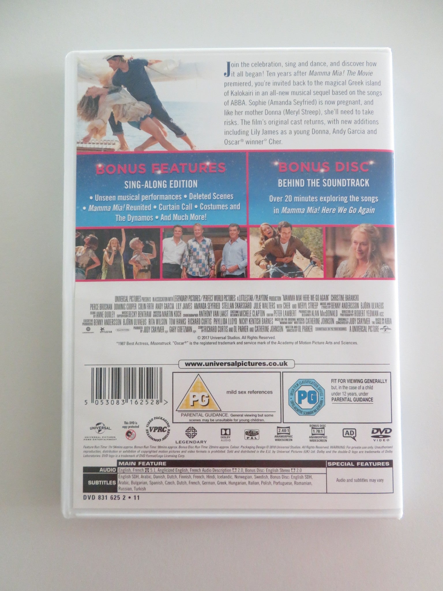 MAMMA MIA! HERE WE GO AGAIN - 2 - DISC SING - ALONG EDITION (DVD) 2018 REGION 2,4,5 Movie posters