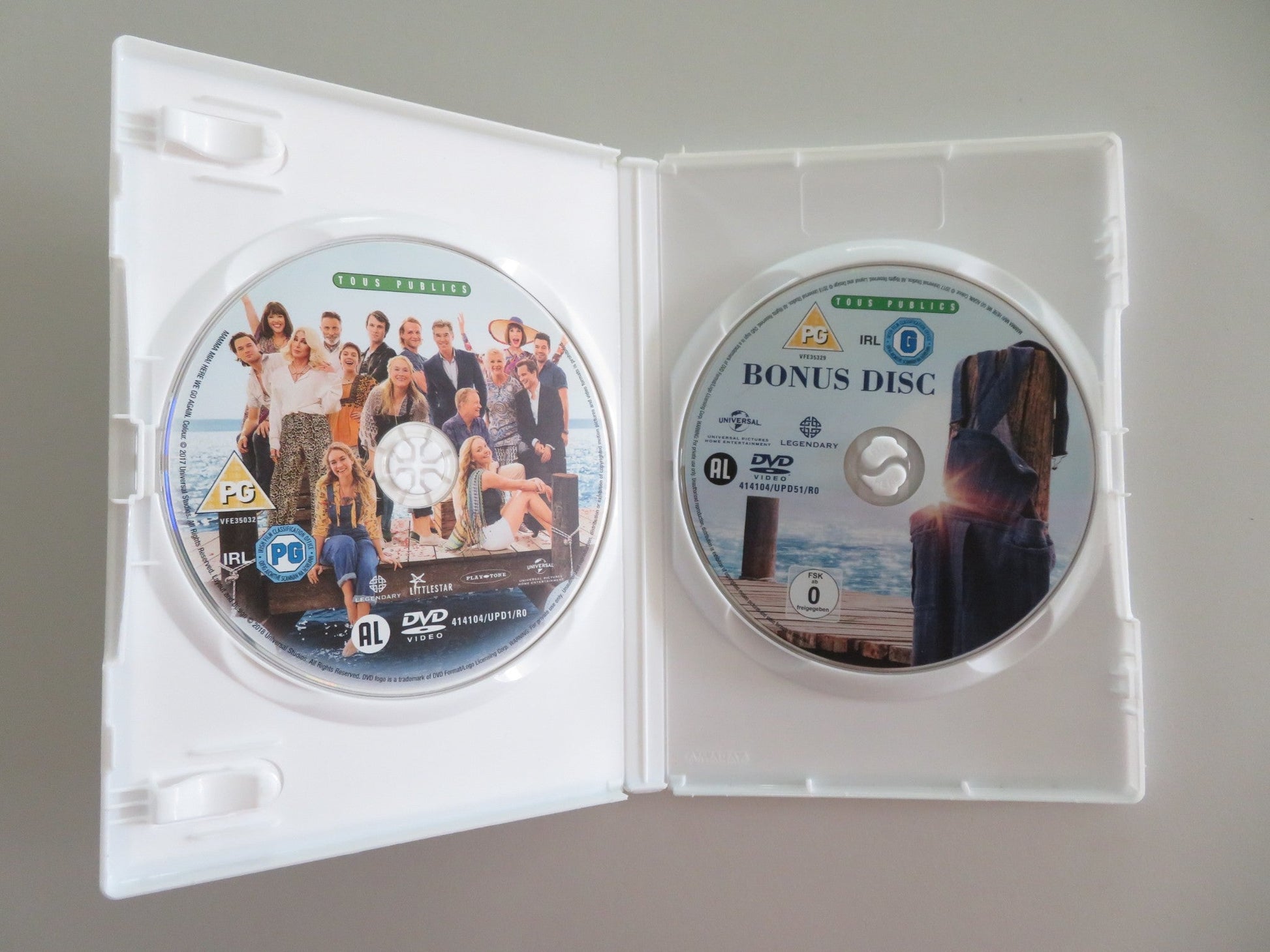 MAMMA MIA! HERE WE GO AGAIN - 2 - DISC SING - ALONG EDITION (DVD) 2018 REGION 2,4,5 Movie posters