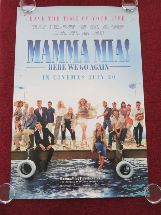 Mamma Mia! Here We Go Again US One Sheet Rolled Poster Streep Colin Firth 2018 Movie posters