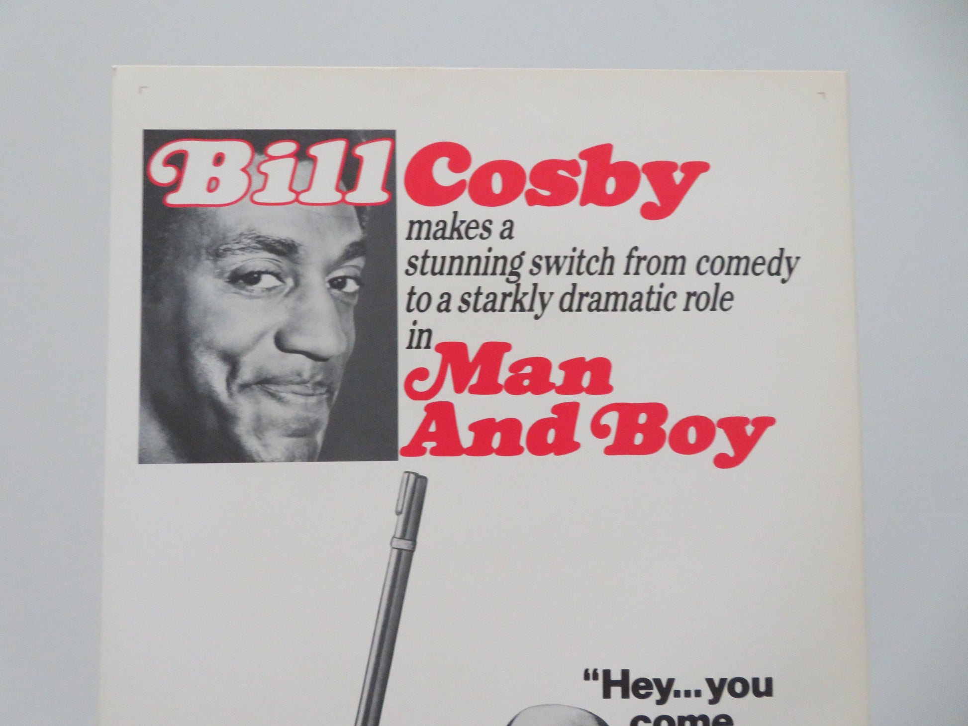 Man and Boy US Insert Poster Bill Cosby Gloria Foster 1971 Movie posters