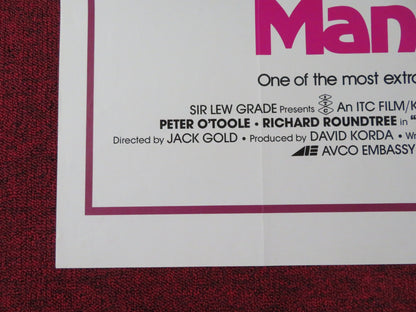 MAN FRIDAY - B FOLDED US ONE SHEET POSTER PETER O'TOOLE RICHARD ROUNDTREE 1975 Rendezvous Cinema Movie posters