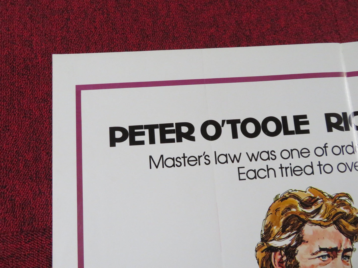 MAN FRIDAY - B FOLDED US ONE SHEET POSTER PETER O'TOOLE RICHARD ROUNDTREE 1975 Rendezvous Cinema Movie posters