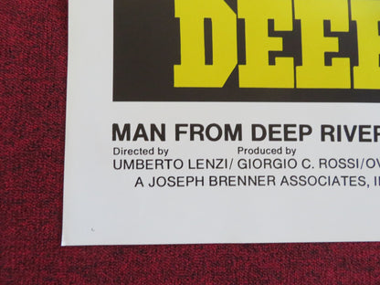 MAN FROM DEEP RIVER - B US TRI FOLDED ONE SHEET ROLLED POSTER IVAN RASSIMOV 1972 Rendezvous Cinema Movie posters