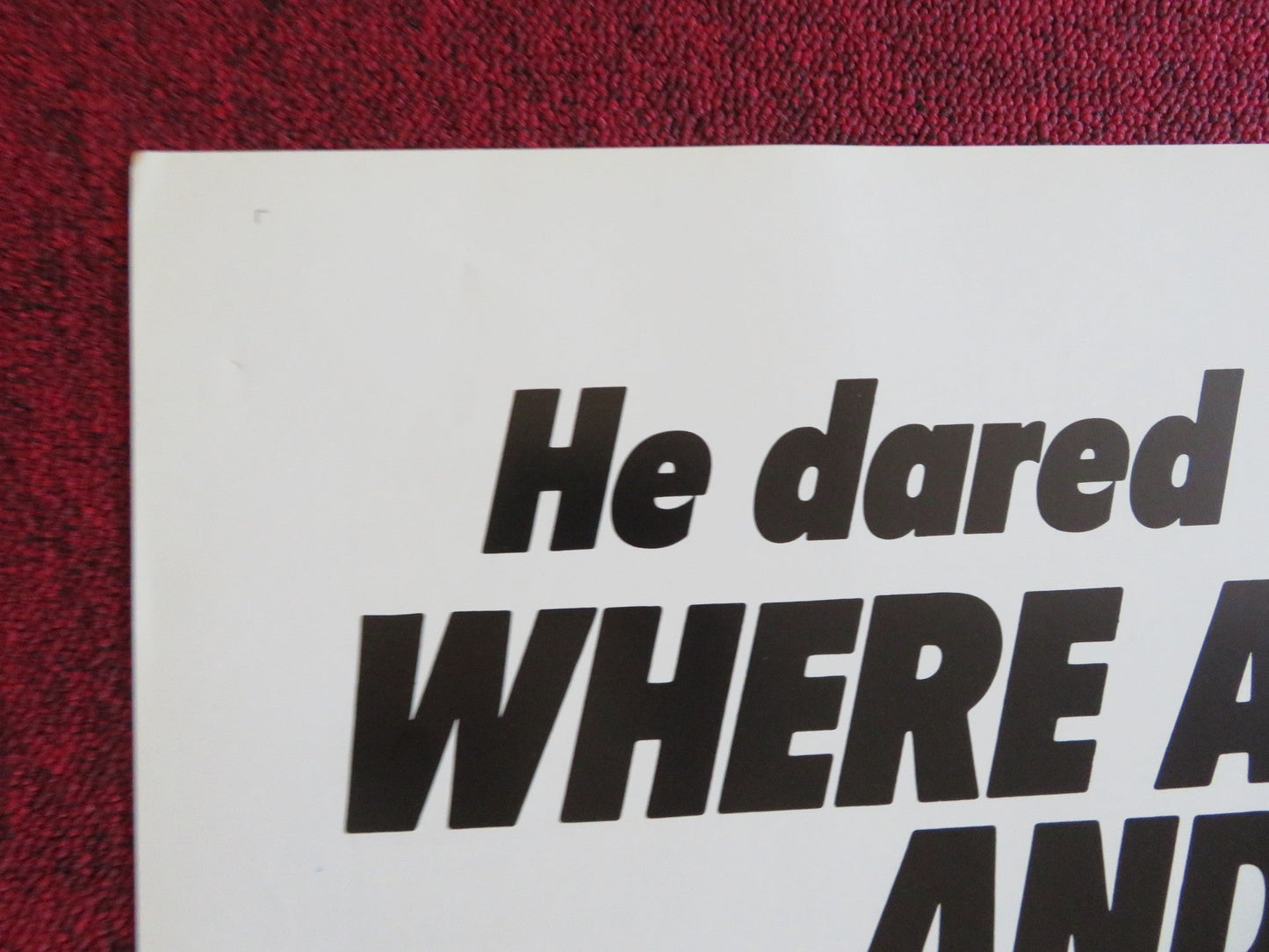 MAN FROM DEEP RIVER - B US TRI FOLDED ONE SHEET ROLLED POSTER IVAN RASSIMOV 1972 Rendezvous Cinema Movie posters