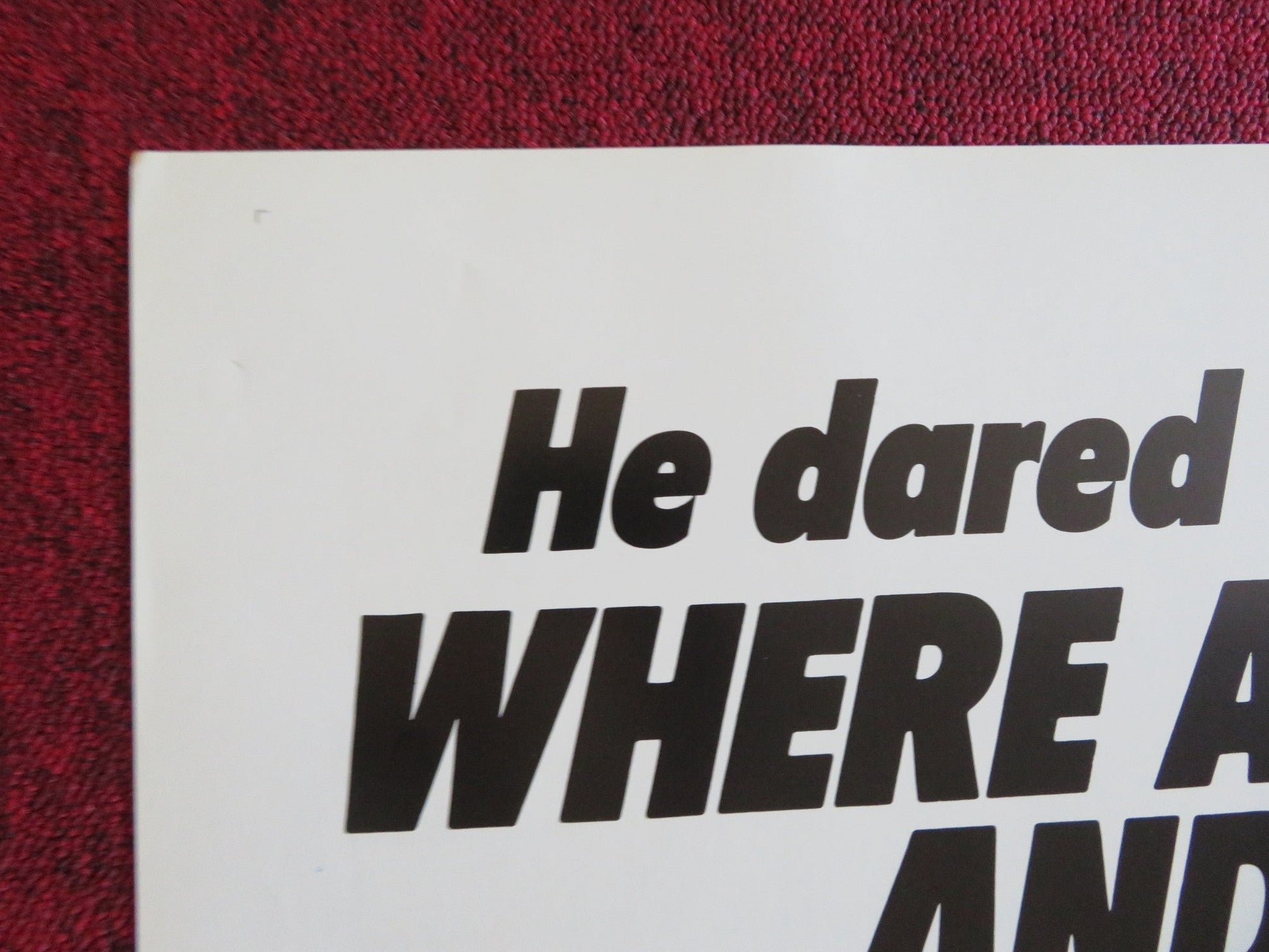 MAN FROM DEEP RIVER - B US TRI FOLDED ONE SHEET ROLLED POSTER IVAN RASSIMOV 1972 Rendezvous Cinema Movie posters