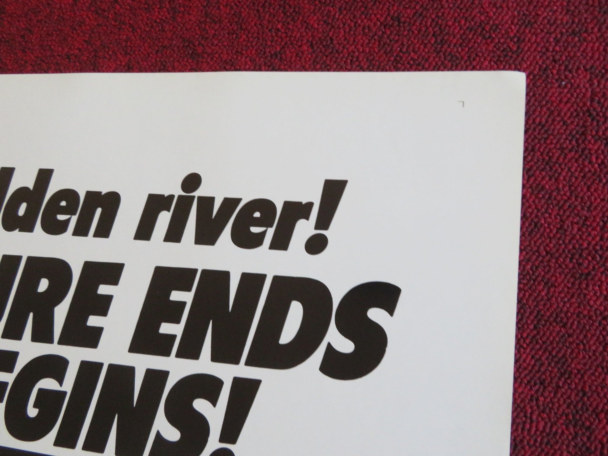 MAN FROM DEEP RIVER - B US TRI FOLDED ONE SHEET ROLLED POSTER IVAN RASSIMOV 1972 Rendezvous Cinema Movie posters