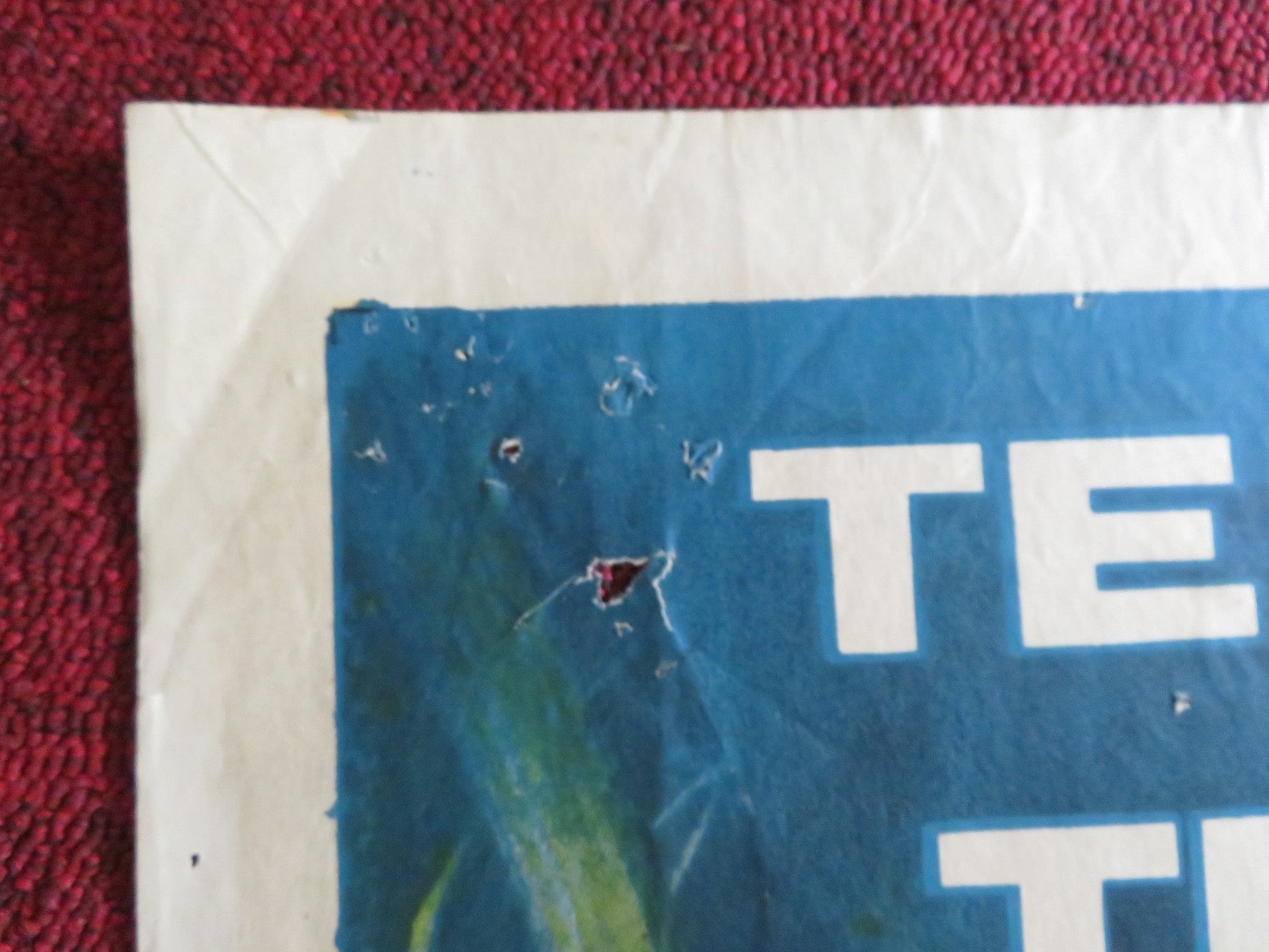 MAN IN THE DARK - B FOLDED US ONE SHEET POSTER EDMOND O'BRIEN AUDREY TOTTER 1953 Rendezvous Cinema Movie posters