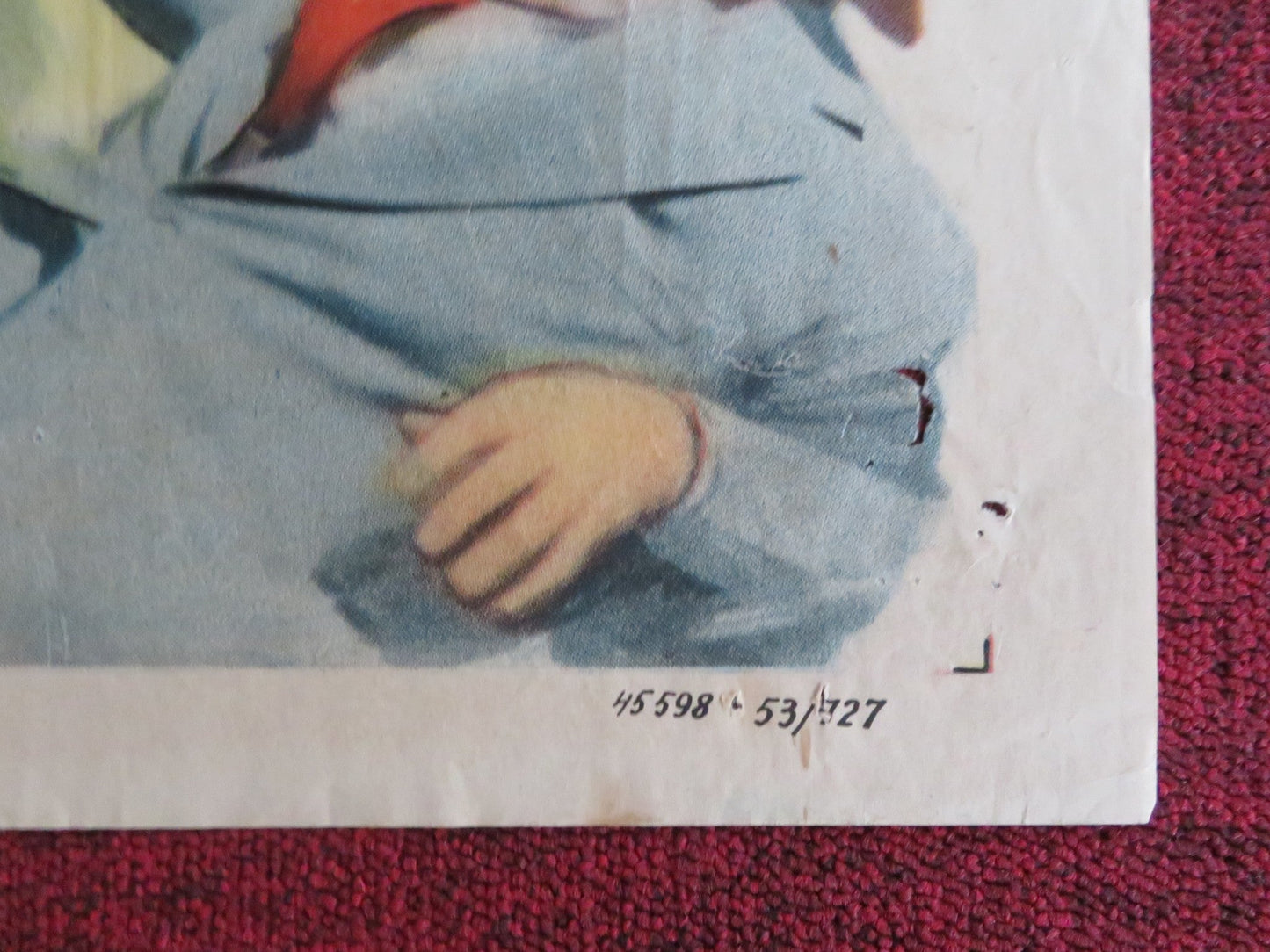 MAN IN THE DARK - B FOLDED US ONE SHEET POSTER EDMOND O'BRIEN AUDREY TOTTER 1953 Rendezvous Cinema Movie posters