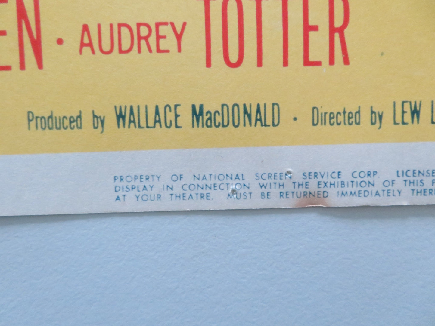 MAN IN THE DARK - B US LOBBY CARD EDMOND O'BRIEN AUDREY TOTTER 1953 Rendezvous Cinema Movie posters