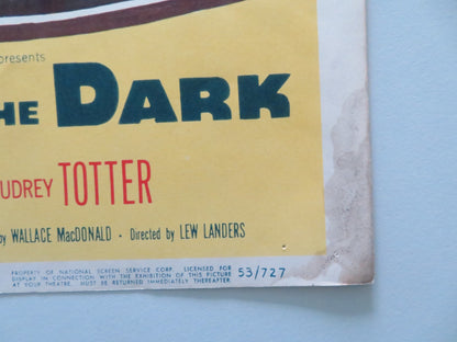 MAN IN THE DARK - C US LOBBY CARD EDMOND O'BRIEN AUDREY TOTTER 1953 Rendezvous Cinema Movie posters