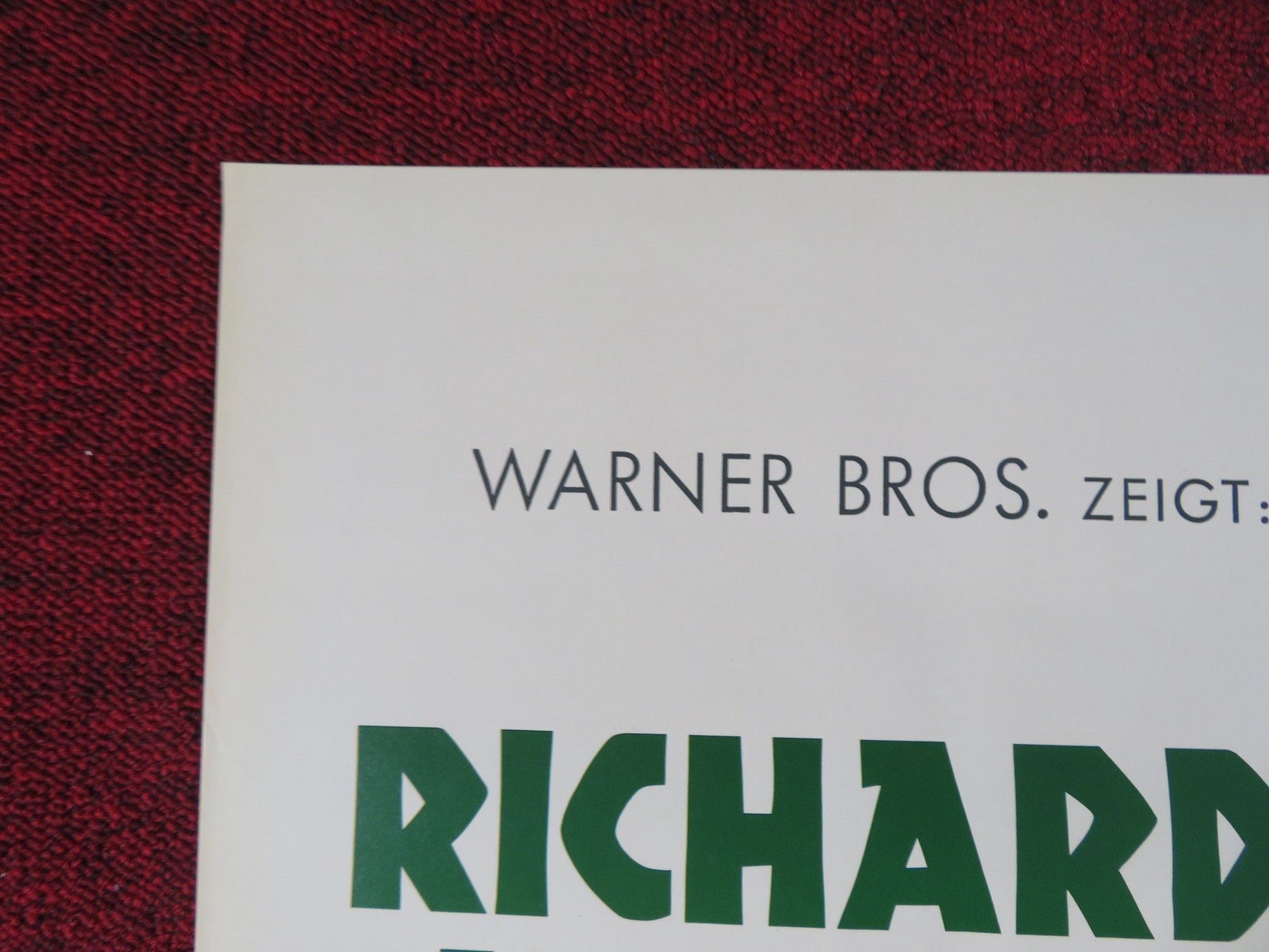 MAN IN THE WILDERNESS GERMAN A1 POSTER FOLDED RICHARD HARRIS JOHN HUSTON 1972 Rendezvous Cinema Movie posters