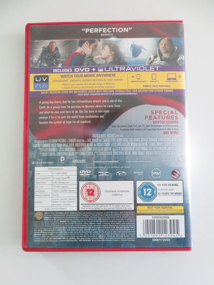 Man of Steel (DVD) DC Henry Cavill Amy Adams 2013 Region 2 Movie posters