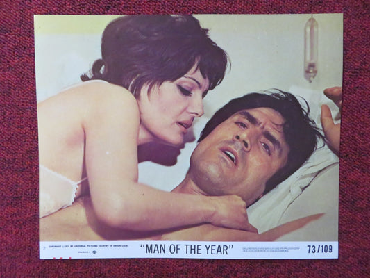MAN OF THE YEAR - 2 LOBBY CARD LANDO BUZZANCA 1973 Rendezvous Cinema Movie posters